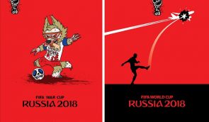 Як Фейсбук забанив та розбанив українського художника через антиагітаційні плакати до ЧС з футболу в Росії