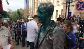 У Києві під час акції напали на Віталія Шабуніна