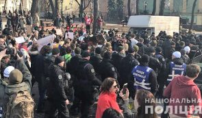 Поліція затримала трьох осіб за сутички під час Маршу жінок у Києві