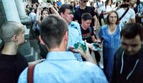 Праворадикали облили зеленкою гостей Харків-прайду