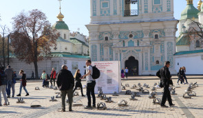 У Києві правозахисники провели акцію на підтримку політв’язнів Кремля