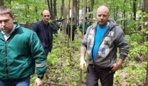 У Богунському лісі на Житомирщині активісти протистоять незаконній забудові