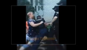 “Мені важко дихати”: ДБР розслідує застосування сили поліцейським до жінки у Кременчуці