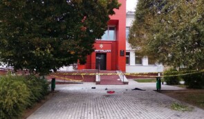 Білорус підпалив себе біля будівлі міліції