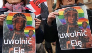 У Польщі виправдали активісток, яких судили через плакати Богоматері з ЛГБТ-німбом