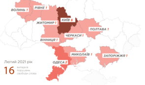 З початку року в Україні зафіксували 28 випадків порушень свободи слова