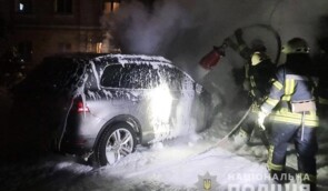 Поліція повідомила про підозру чоловіку, який підпалив автівку засновника порталу dtp.kiev.ua