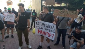 Під СБУ мітингували проти видворення з України білоруських активістів