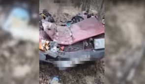 Російський танк розчавив автівку з дитиною на Запоріжжі