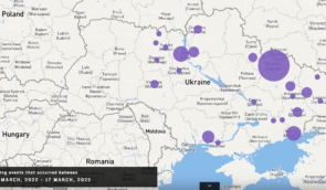 Bellingcat створили інтерактивну мапу, яка показує руйнування та втрати серед мирного населення в Україні