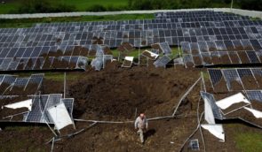 Російські військові зруйнували на Харківщині найбільшу сонячну електростанцію регіону