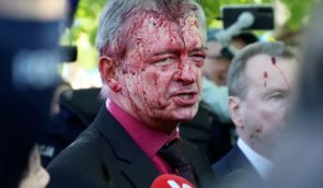 Слідком Росії завів справу на українську активістку Ірину Земляну, яка облила “штучною кров’ю” посла РФ у Варшаві