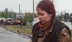 Росіяни показали відео з полоненою парамедикинею та захисницею Маріуполя Катериною Поліщук