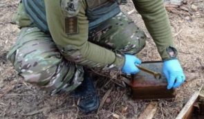 Мешканці Київщини знайшли ящик з російськими мінами