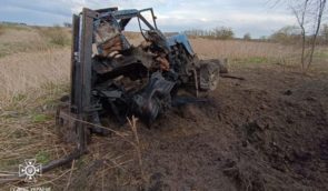На Київщині трактор підірвався на міні, тракторист отримав поранення