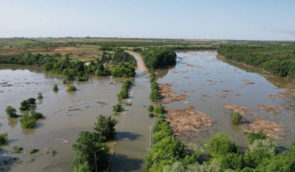 Через підрив дамби ГЕС на правобережжі Херсонщини затопило близько 10 тисяч гектарів полів