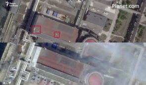 На фото крыши одного из энергоблоков ЗАЭС обнаружили неизвестные предметы