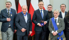 Президент Польши вручил государственные награды Мустафе Джемилеву, Ильми Умерову и Синаверу Кадырову