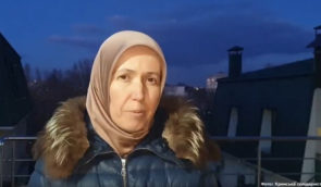 В оккупированном Крыму в незаконном “суде” составили админпротокол на жену задержанного Эльдара Якубова из-за сделанного фото