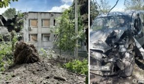 На Херсонщині росіяни атакували дроном-камікадзе цивільний автомобіль: троє постраждалих