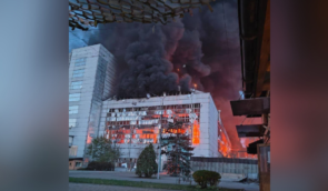 В результате ночного ракетного удара полностью разрушена Трипольская ТЭС в Киевской области