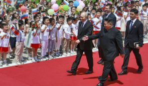 Глава КНДР Кім Чен Ин зустрівся з Путіним і висловив йому “повну підтримку” щодо війни проти України