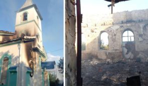 На Херсонщині росіяни дронами знищили церкву XIX століття