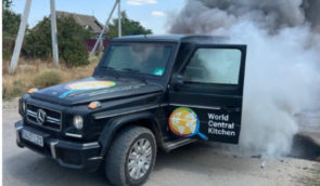 Окупанти скинули з дрона вибухівку на автівку World Central Kitchen поблизу Олександрівки