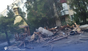 Ukraine condemned destruction of Holy Cross Exaltation Church in temporarily occupied Yevpatoriia