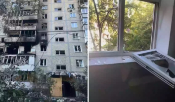 Унаслідок російської атаки на Київ зазнав пошкоджень будинок журналістки телеканалу “Ми Україна+” Юлії Бойко