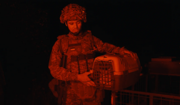 Бійці “Хартії” евакуювали з позицій кота Прапора за допомогою наземного дрона