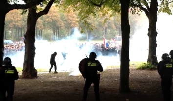 У Нідерландах антимігрантська демонстрація завершилися сутичками, постраждали поліціянти