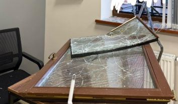 Офіс громадської організації “Принцип” постраждав через атаку РФ на Київ