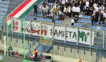 Під час матчу між “Шахтарем” та “Легією” польські вболівальники розгорнули банер про Волинь і вигукували образи