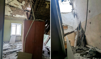 У Херсоні внаслідок російського артобстрілу пошкоджено будівлі філії Суспільного