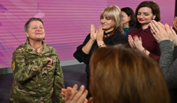 Військова Тетяна Теплюк отримала відзнаку Українського жіночого конгресу за внесок у розвиток гендерної рівності