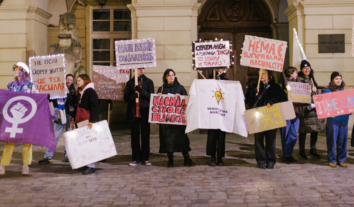 Акція “Я вірю їй” у Львові: активістки привернули увагу до проблеми гендерного насильства