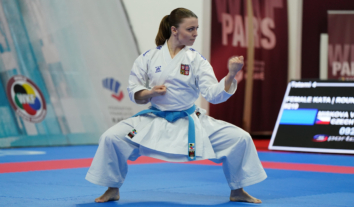 Чеська каратистка виступила на чемпіонаті світу на шостому місяці вагітності
