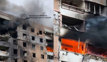 У Запоріжжі під завалами обстріляних РФ багатоповерхівок шукають людей