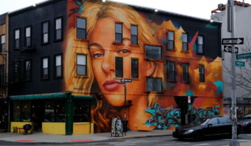 У Брукліні створили мурал на честь вбитої української біженки Ірини Заруцької