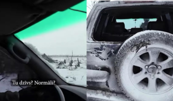 Журналісти латвійського суспільного мовника потрапили під атаку російського дрону поблизу лінії фронту