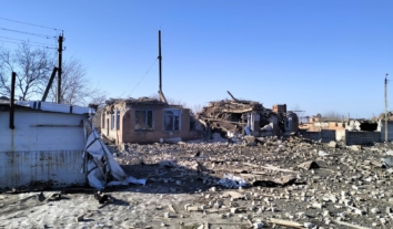 Russian strike near passenger bus in Kharkiv Oblast kills three, injures four