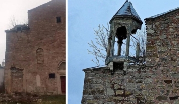 В окупованій Феодосії зруйнувалася дзвіниця старовинного вірменського храму