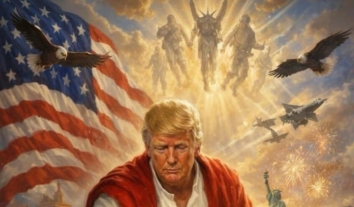 Трамп опублікував зображення себе в образі Ісуса: релігійні союзники звинуватили його в блюзнірстві