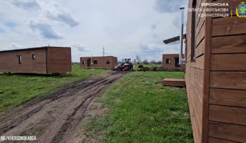 У Високопільській громаді на Херсонщині облаштовують модульне містечко для переселенців