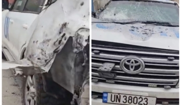 У Херсоні дрони атакували автівку Управління ООН з координації гуманітарних справ