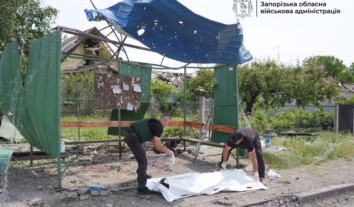 Russian guided bombs kill three civilians near a public transit stop in Zaporizhzhia region Russian guided bombs kill three civilians near a public transit stop in Zaporizhzhia region