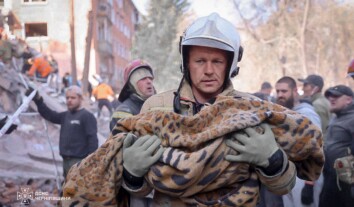 Russian missile strike on Pryluky kills at least 14 and injures 50 Russian missile strike on Pryluky kills at least 14 and injures 50